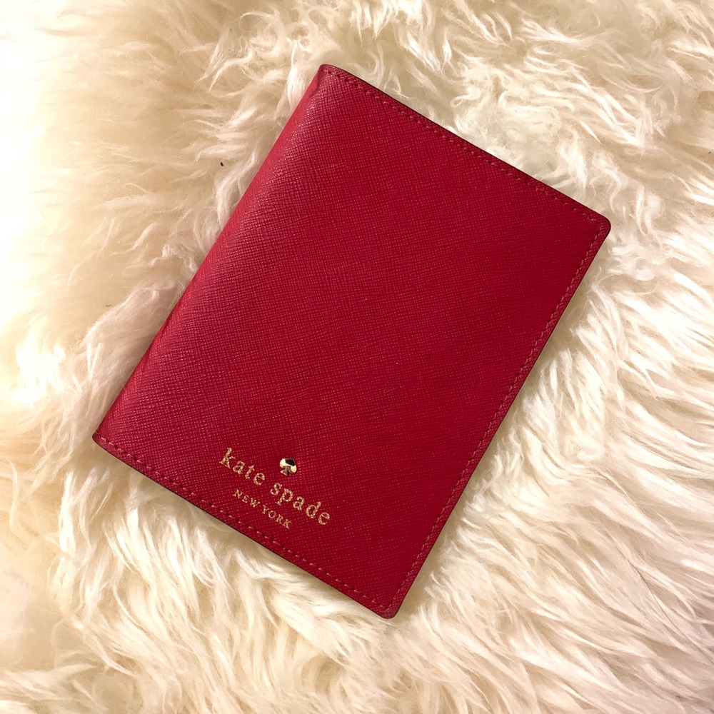 Kate Spade leather passport holder